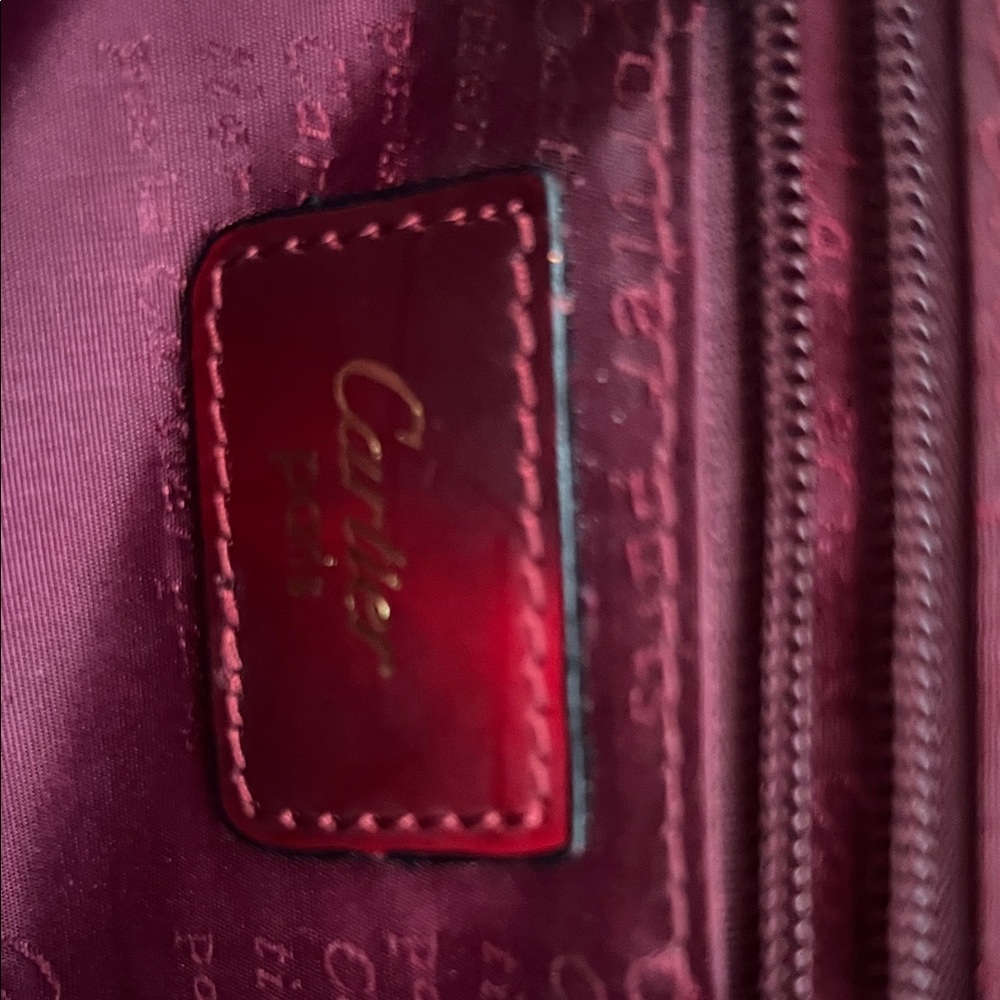 Vintage Must de Cartier "Happy Birthday" series top handle handbag - Picture 7 of 11